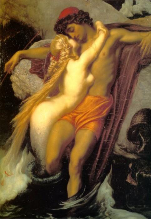 Lord Frederic Leighton The Fisherman and the Siren china oil painting image